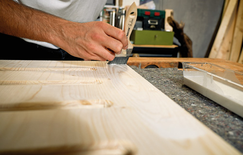 Holz lasieren