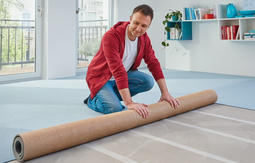 Teppichboden verlegen im eigenen Zuhause