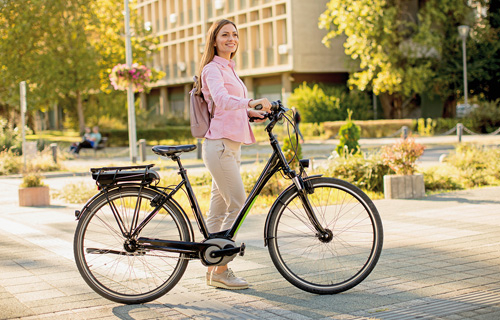 Akkuanbringung unter Gepäckträger