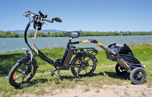 E-Klapprad mit Hänger