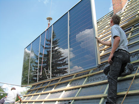 Installation einer Photovoltaikanlage