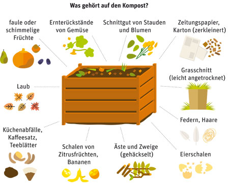 Was gehört auf den Kompost?