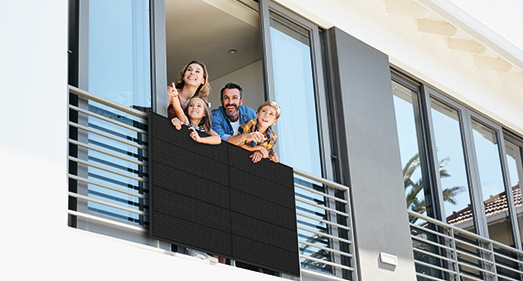 Balkon als „Solarkraftwerk Balkon als „Solarkraftwerk